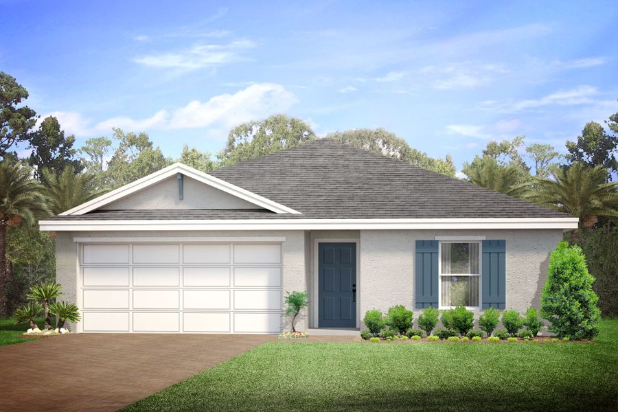 Front exterior of a home in the Peachland Homes community, located in Port Charlotte, FL (Image 8). Front exterior of a home in the Peachland Homes community, located in Port Charlotte, FL (Image 8).