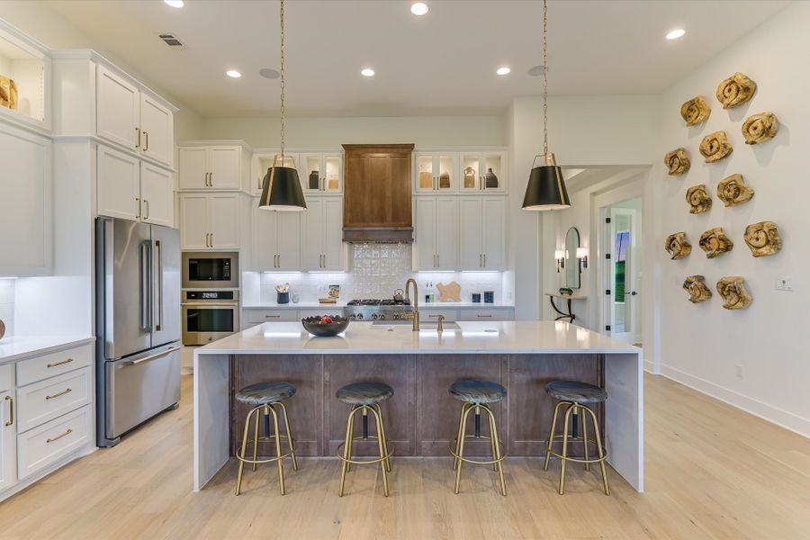 Furnished interior in a model home at Scofield Farms Estates in Georgetown (Image 23).