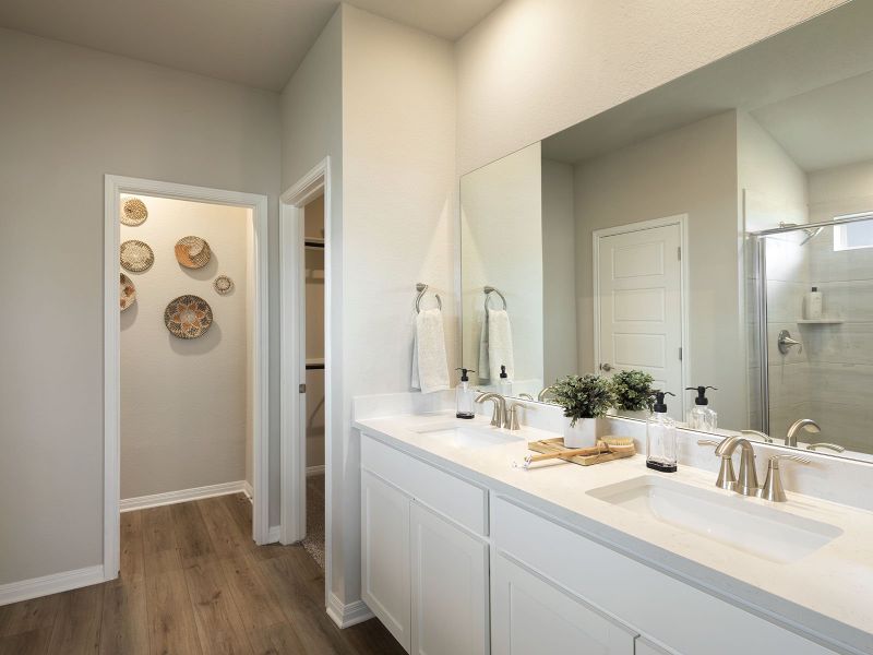 Furnished interior in a model home at Butler Farms - Boulevard Collection in Liberty Hill (Image 12). Furnished interior in a model home at Butler Farms - Boulevard Collection in Liberty Hill (Image 12).