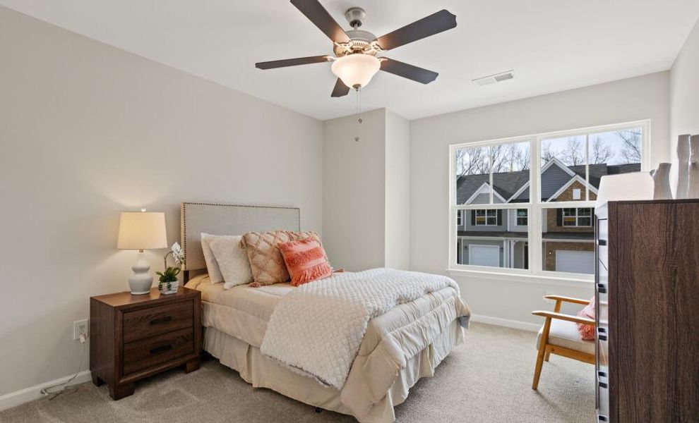 Furnished interior in a model home at East Main Townes in Spartanburg (Image 27).