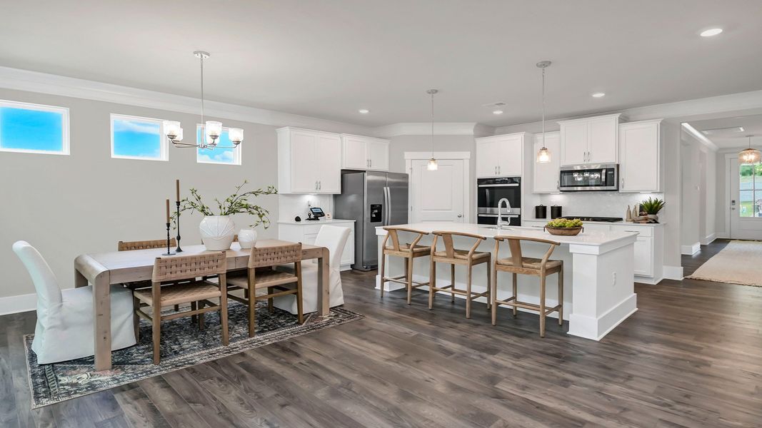 Furnished interior in a model home at Cross Creek in Lexington (Image 18). Furnished interior in a model home at Cross Creek in Lexington (Image 18).
