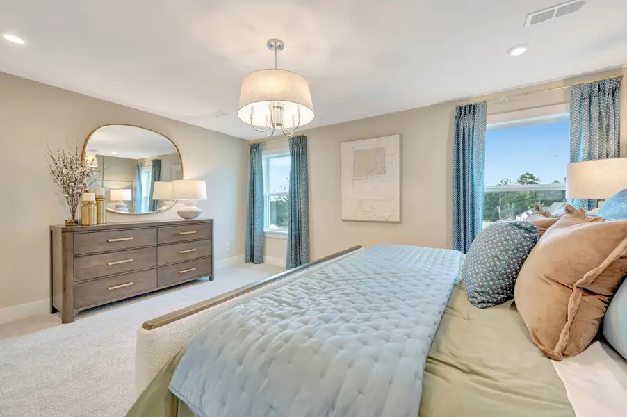 Furnished interior in a model home at Roberts Crossing in Cary (Image 13).