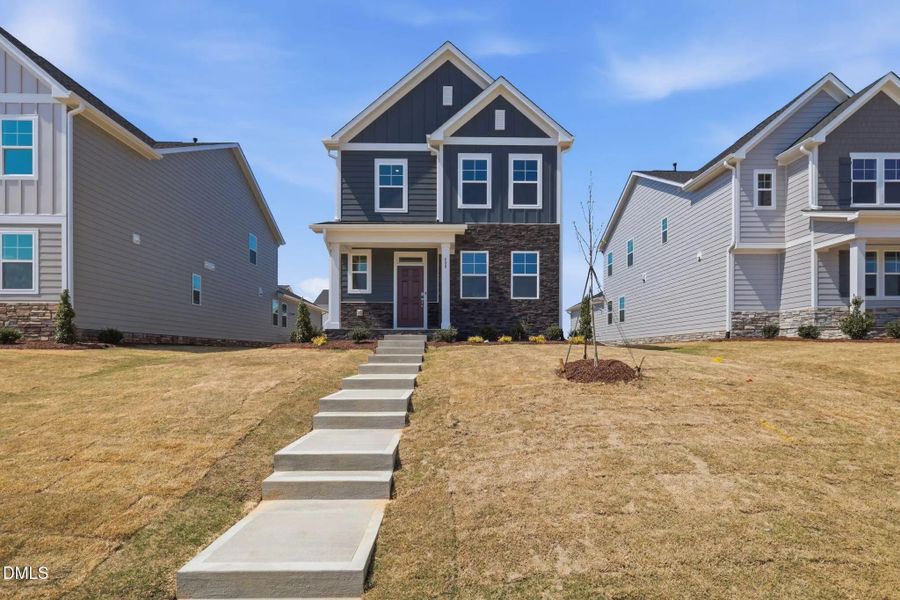 Front exterior of a home in the Retreat at Robertson: Cottage community, located in Knightdale, NC (Image 2).