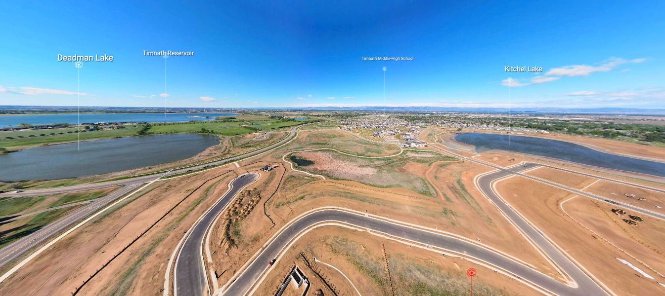 Site preparation and early development at Kitchel Lake at Serratoga Falls in Timnath, CO (Image 51).