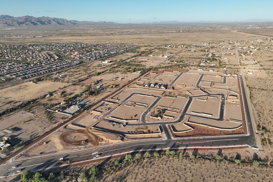 Site preparation and early development at Tierra Vistoso in Surprise, AZ (Image 13).