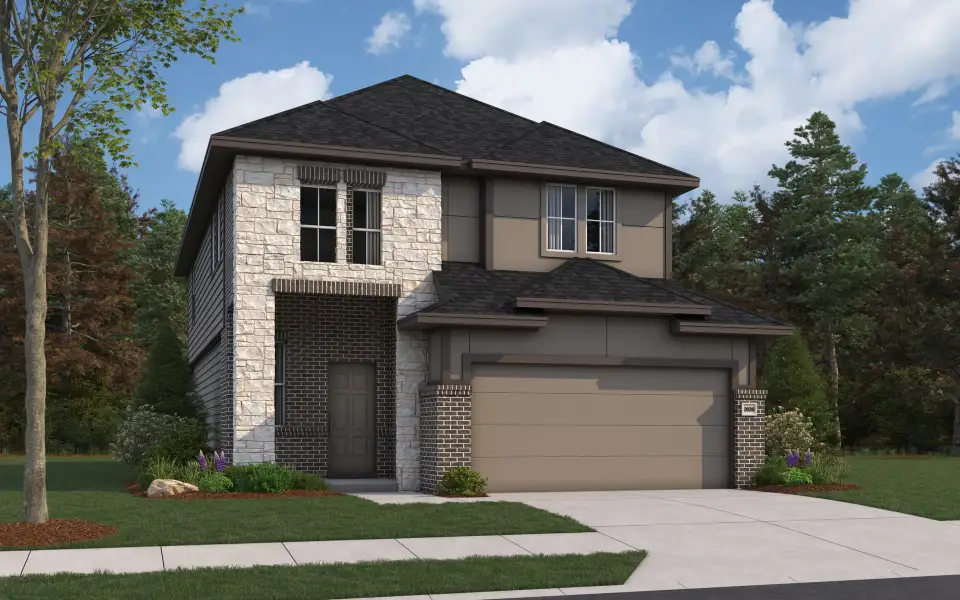 Rendering of floor plan. Colors and features may differ from shown representation.