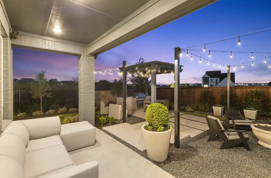 Exterior details of a home in Windsong Ranch, Prosper (Image 7).