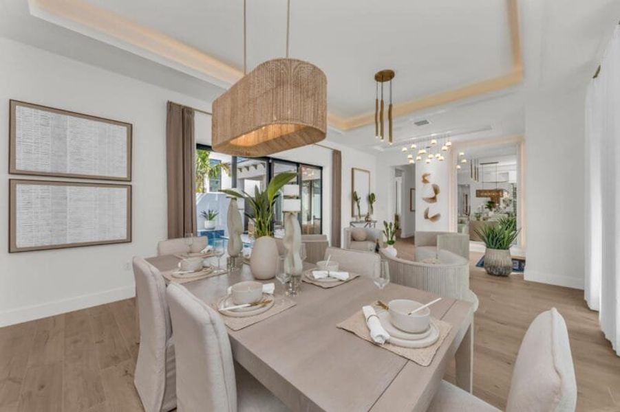 Furnished interior in a model home at Aqua in Bradenton (Image 68). Furnished interior in a model home at Aqua in Bradenton (Image 68).