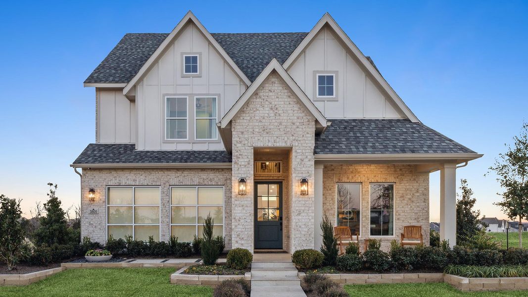 Front exterior of a home in the Painted Tree 50' Series community, located in McKinney, TX (Image 4). Front exterior of a home in the Painted Tree 50' Series community, located in McKinney, TX (Image 4).