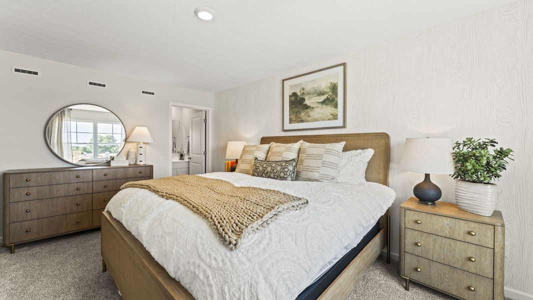 Furnished interior in a model home at Bancroft Place in Jackson (Image 20).