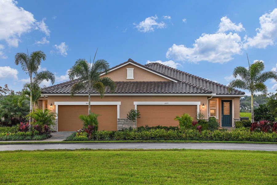 Front exterior of a home in the Renaissance at Wellen Park community, located in Venice, FL (Image 12).