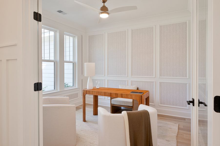 Furnished interior in a model home at South Island Plantation in Georgetown (Image 10).