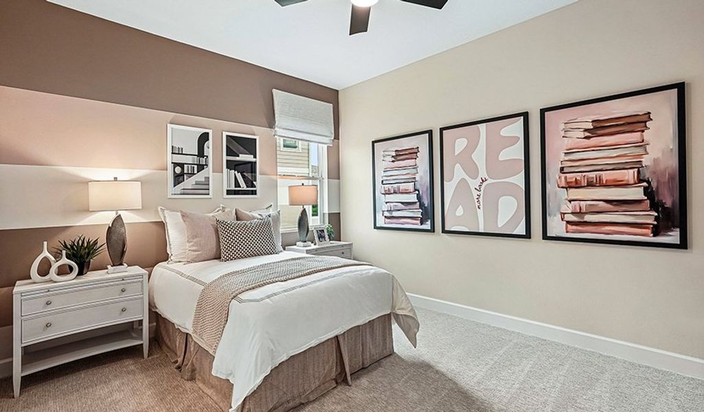 Furnished interior in a model home at Rye Manor in Parrish (Image 3).
