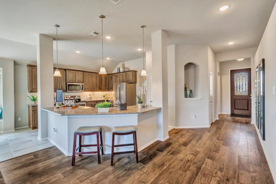 Kitchen | Concept 1730 at Summer Crest in Fort Worth, TX by Landsea Homes