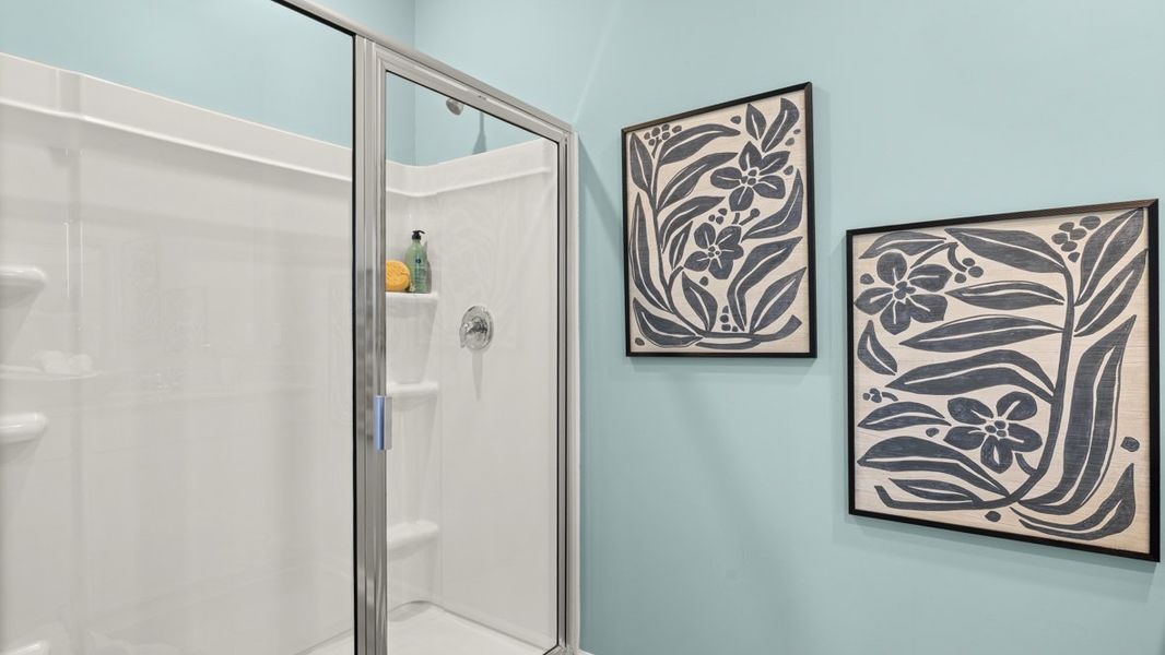 Furnished interior in a model home at Northberry in Rome (Image 46).