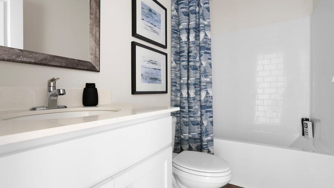 Furnished interior in a model home at Hawk Ridge in Anderson (Image 19).