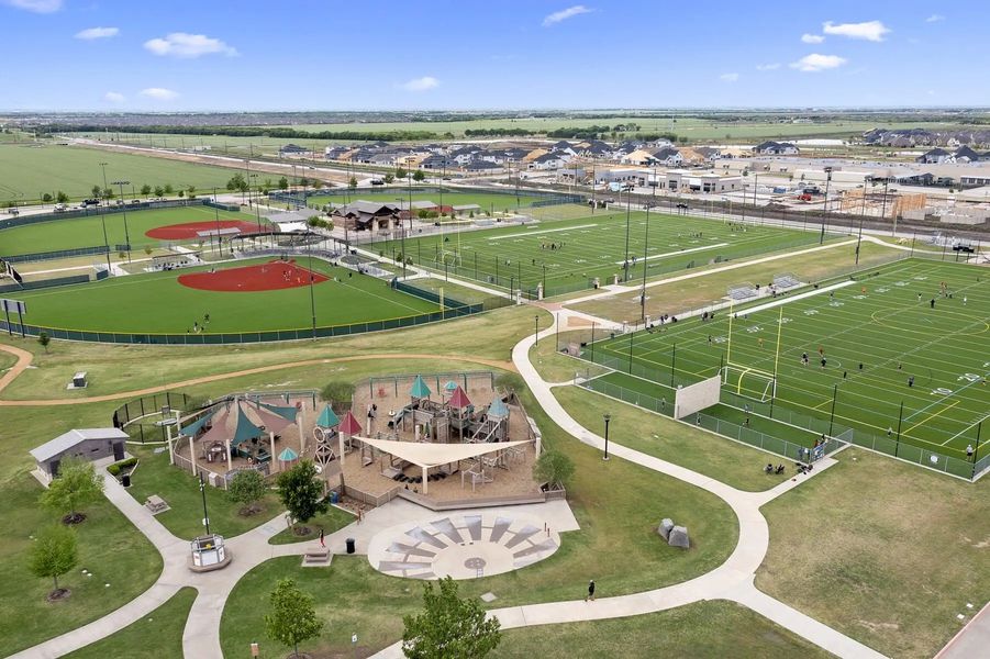 Image 1 of the Mobberly Farms master-planned community in Pilot Point, TX.