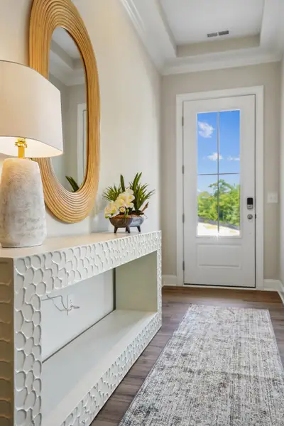 Furnished interior in a model home at Blue Run in Raleigh (Image 20).