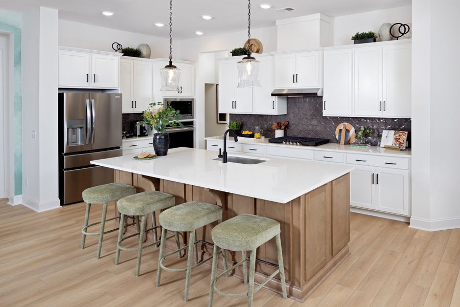 Furnished interior in a model home at Hardy Pond in Rock Hill (Image 7).