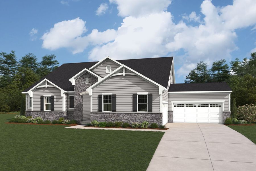Front exterior of a home in the Blair Place community, located in Monroe, NC (Image 1). Front exterior of a home in the Blair Place community, located in Monroe, NC (Image 1).