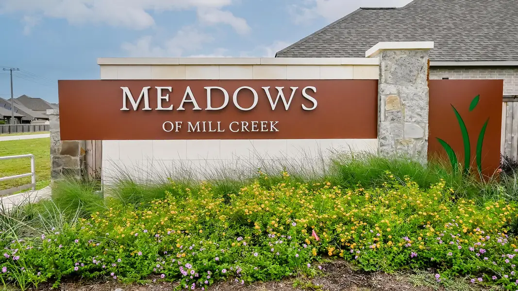 Front exterior of a home in the Meadows Of Mill Creek 50' community, located in Seguin, TX (Image 8).