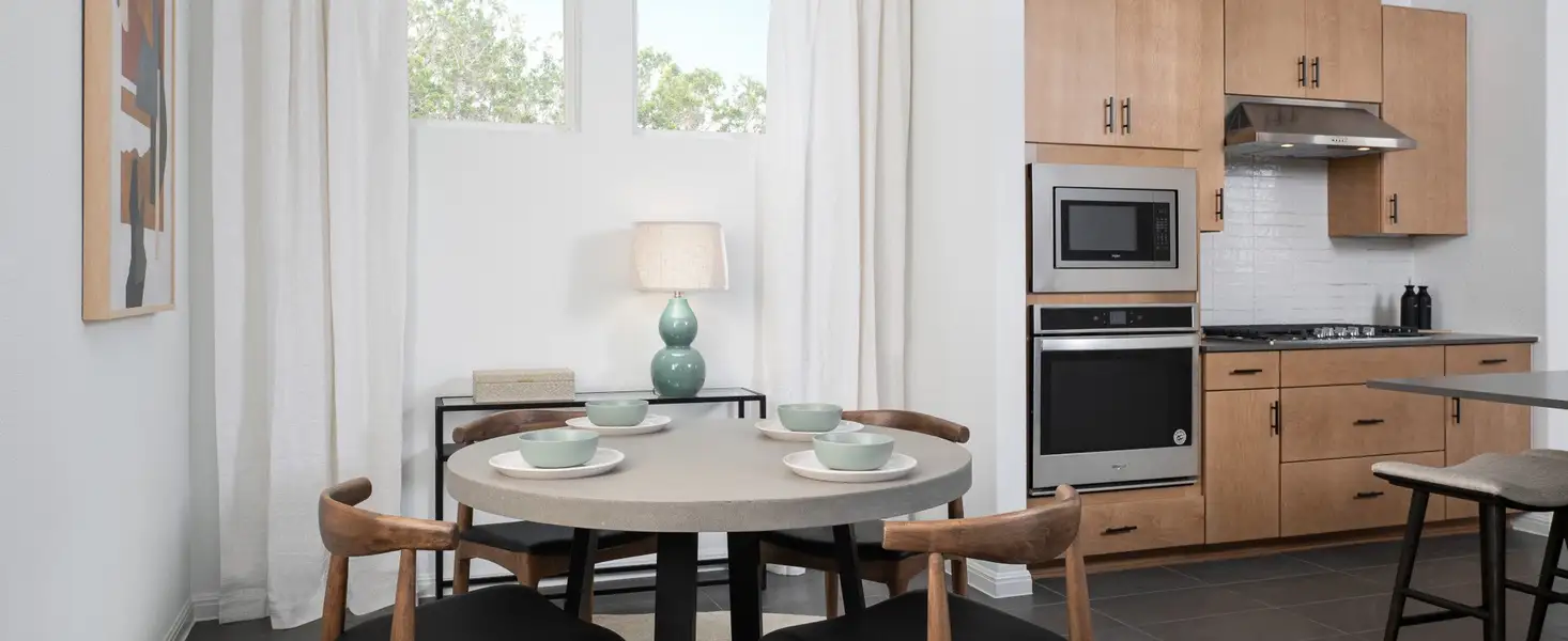 Furnished interior in a model home at The Cottages at La Cima in San Marcos (Image 6).