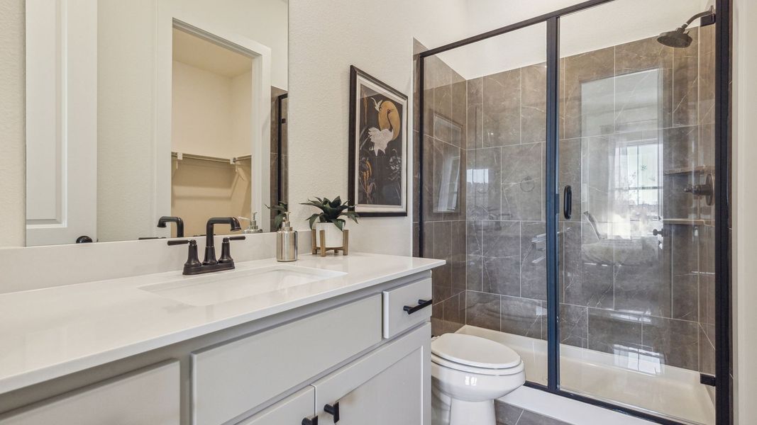 Furnished interior in a model home at Village on Main Street in Frisco (Image 50). Furnished interior in a model home at Village on Main Street in Frisco (Image 50).