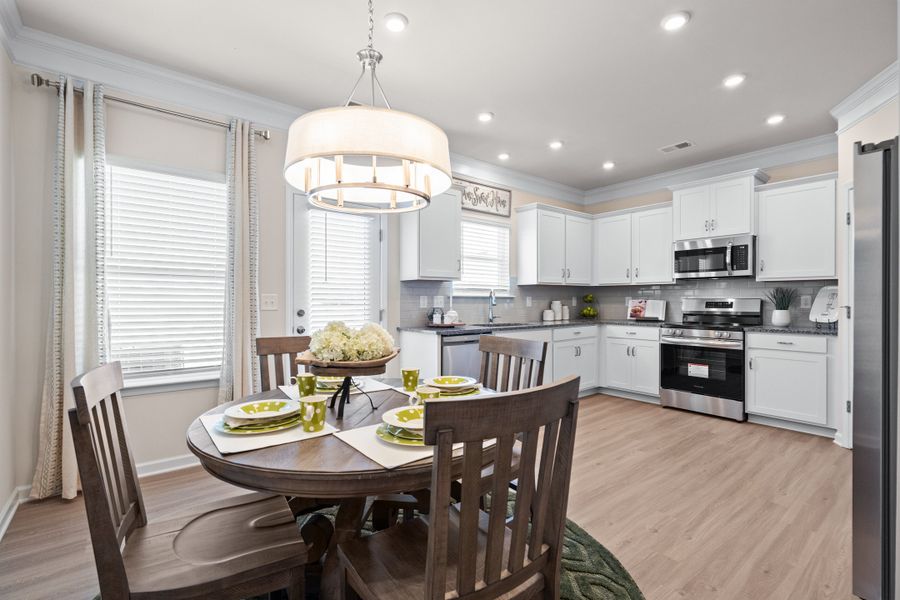 Furnished interior in a model home at Johnson Crossing in Cartersville (Image 7).