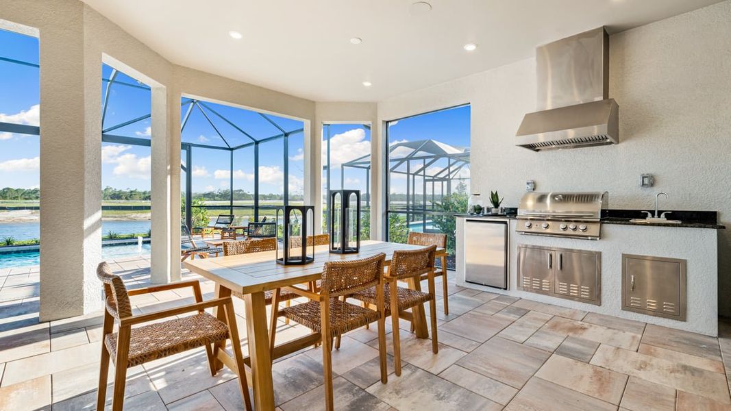 Furnished interior in a model home at Esplanade Lake Club in Fort Myers (Image 68). Furnished interior in a model home at Esplanade Lake Club in Fort Myers (Image 68).