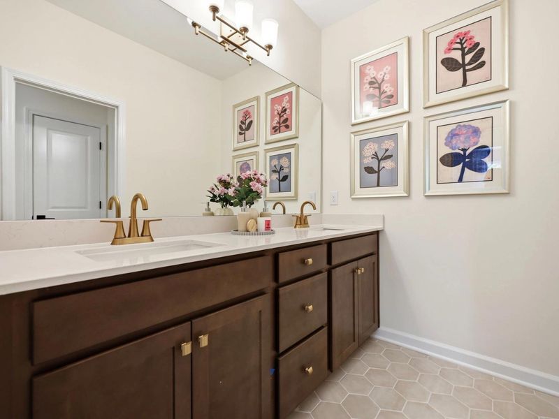 Furnished interior in a model home at Wendell Ridge in Wendell (Image 29). Furnished interior in a model home at Wendell Ridge in Wendell (Image 29).