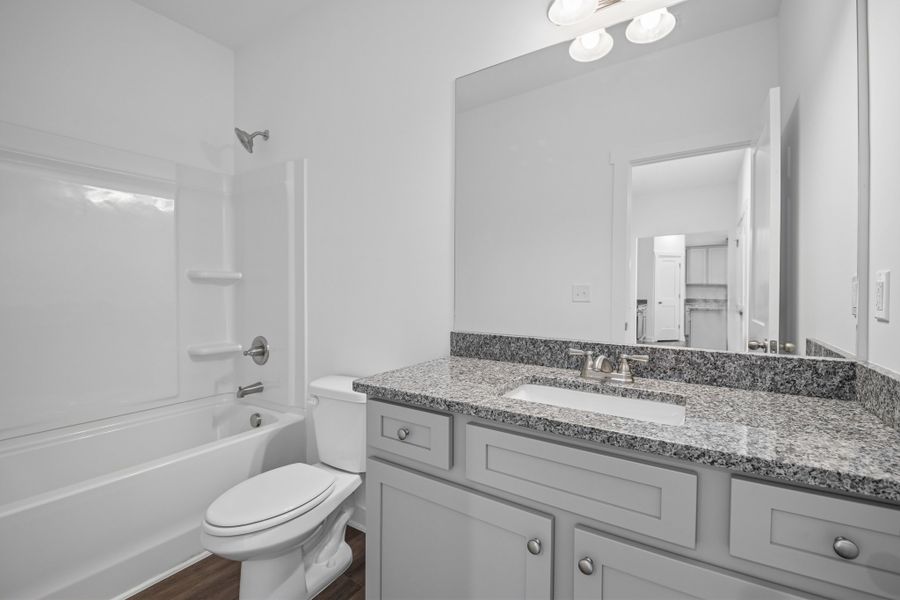 Furnished interior in a model home at Langston Place in Perry (Image 27). Furnished interior in a model home at Langston Place in Perry (Image 27).