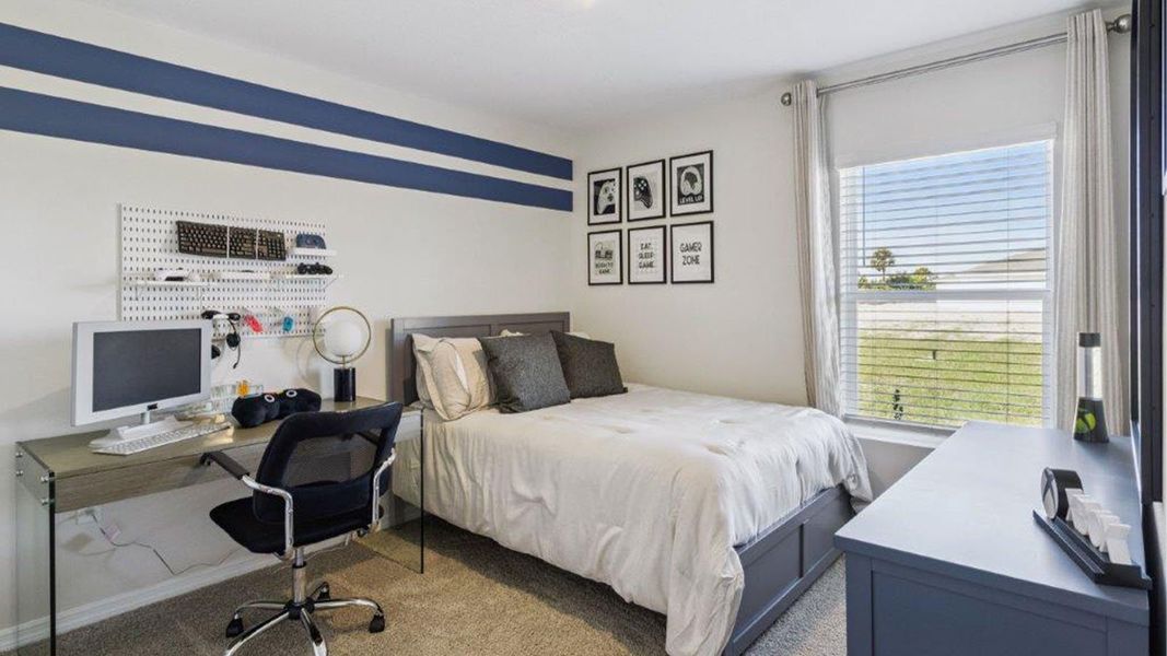 Furnished interior in a model home at Willowbrook South in Winter Haven (Image 15).