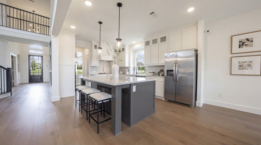 Furnished interior in a model home at Birdsong - Harwood in Mansfield (Image 4).