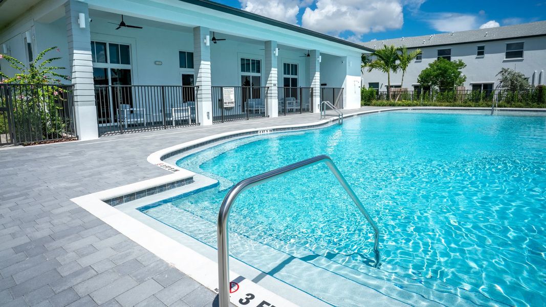 Pool entry