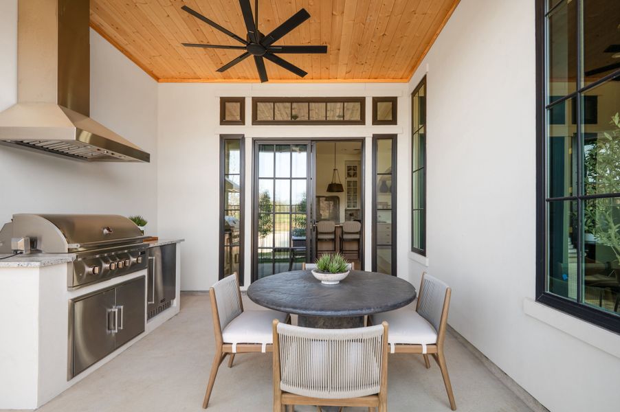 Exterior details of a home in The Villas at Lakeside, Flower Mound (Image 3).