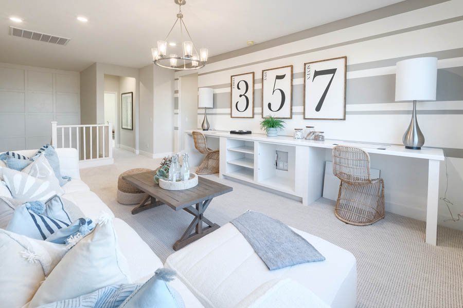 Furnished interior in a model home at Alora at Ironwing in Litchfield Park (Image 25).