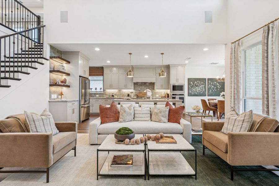 Furnished interior in a model home at Lakewood Village in Lakewood Village (Image 7).
