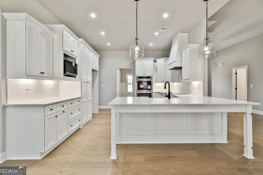 Furnished interior in a model home at Wild Fern Reserve in Newnan (Image 13).