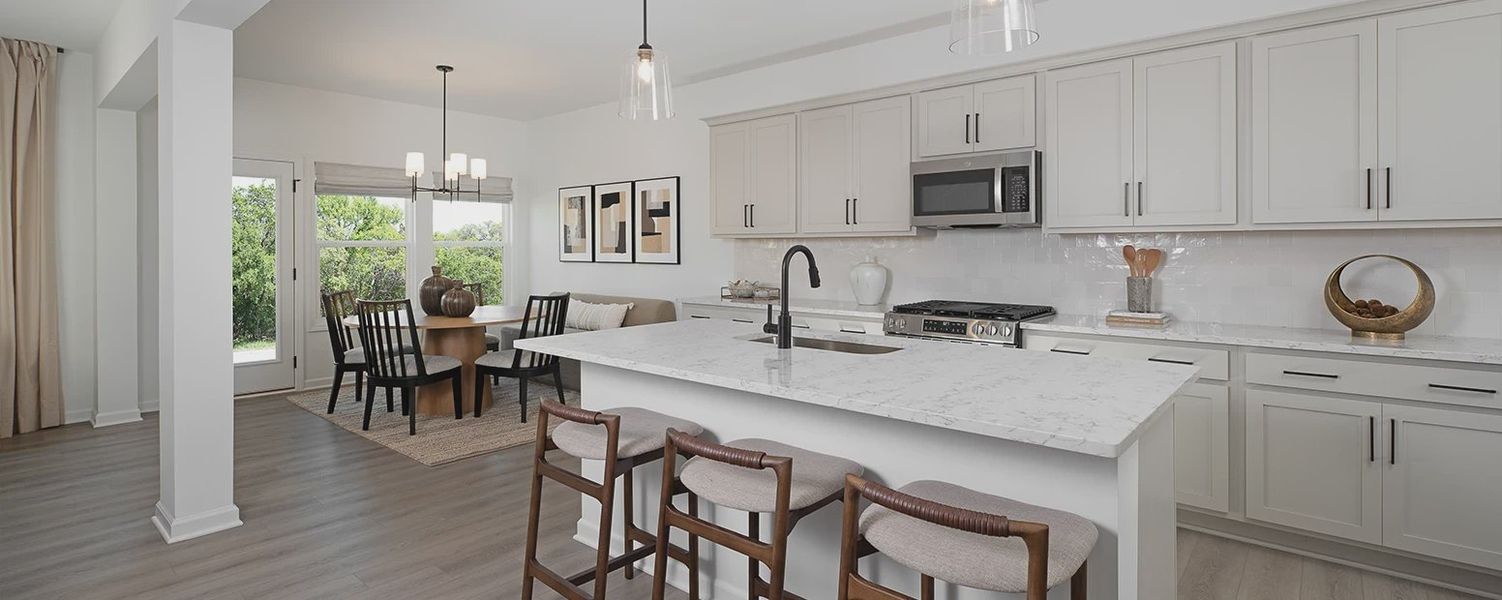 Furnished interior in a model home at The Estates at Casteel in Bethlehem (Image 7).