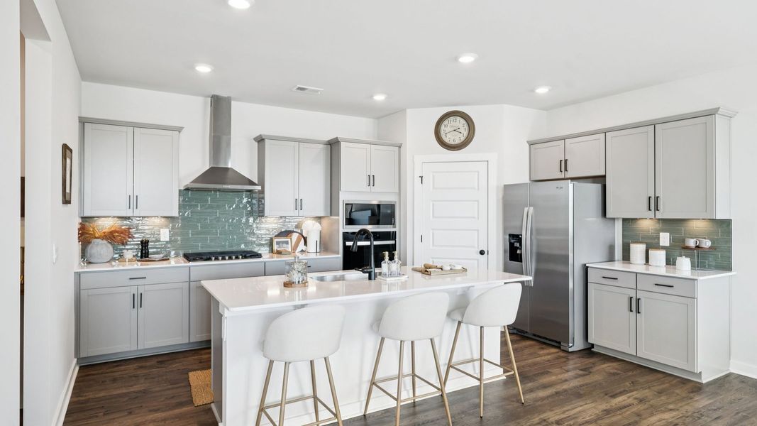 Furnished interior in a model home at Harvest Point in Spring Hill (Image 73).