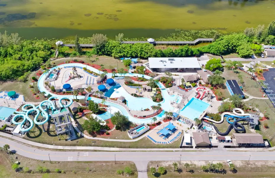 Sun Splash Waterpark nearby to Sawgrass at Coral Lakes in Cape Coral, Florida a new build community