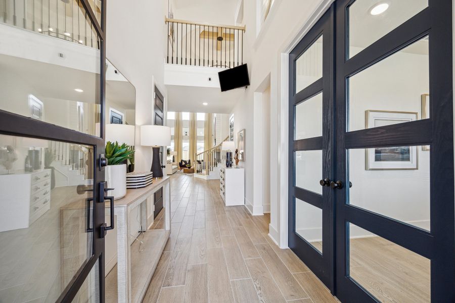 Furnished interior in a model home at Candela South - 50' in Richmond (Image 7).