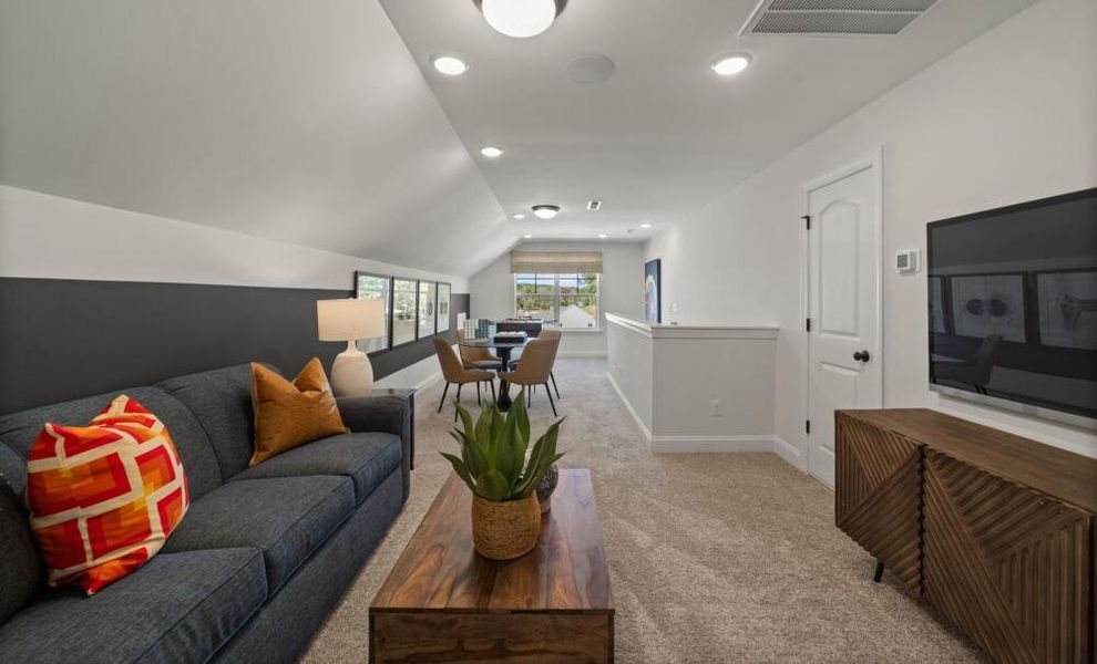 Furnished interior in a model home at Pisgah Park in Kernersville (Image 34).