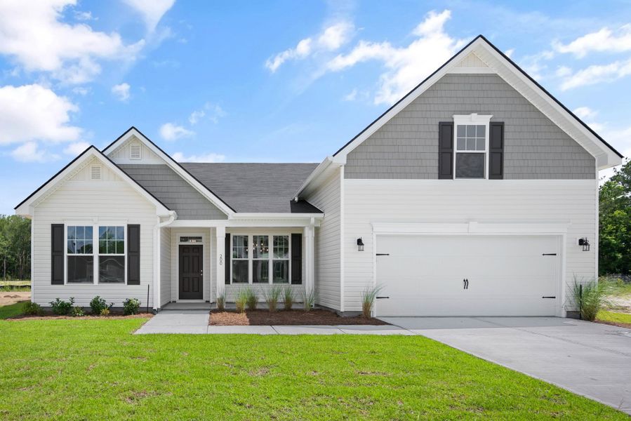 Front exterior of a home in the Covington Pointe community, located in Brunswick, GA (Image 14). Front exterior of a home in the Covington Pointe community, located in Brunswick, GA (Image 14).