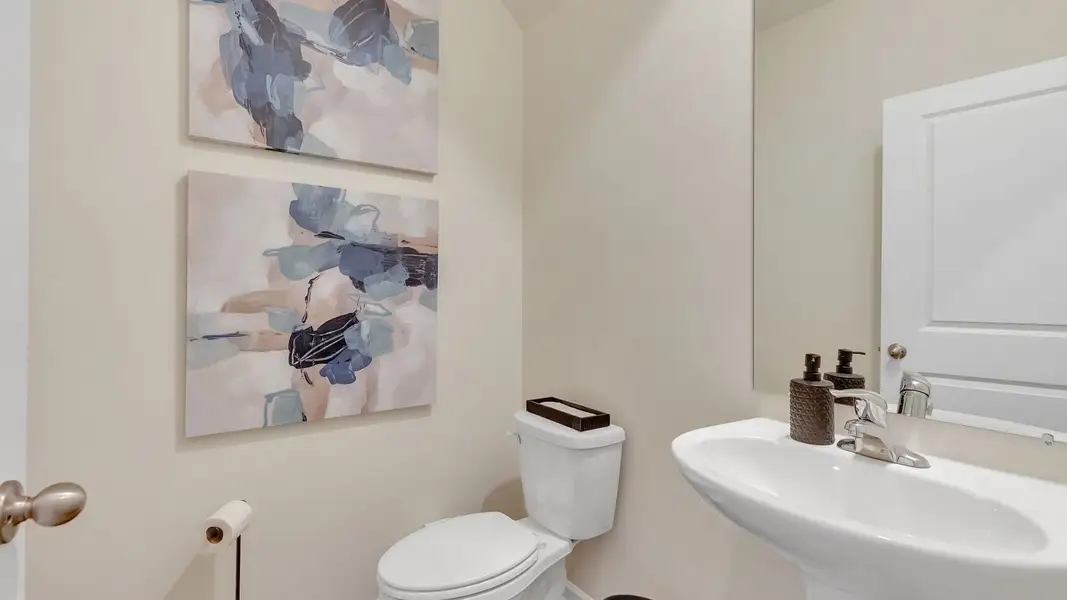 Furnished interior in a model home at Saylor's Place Townhomes in Jonesborough (Image 15).