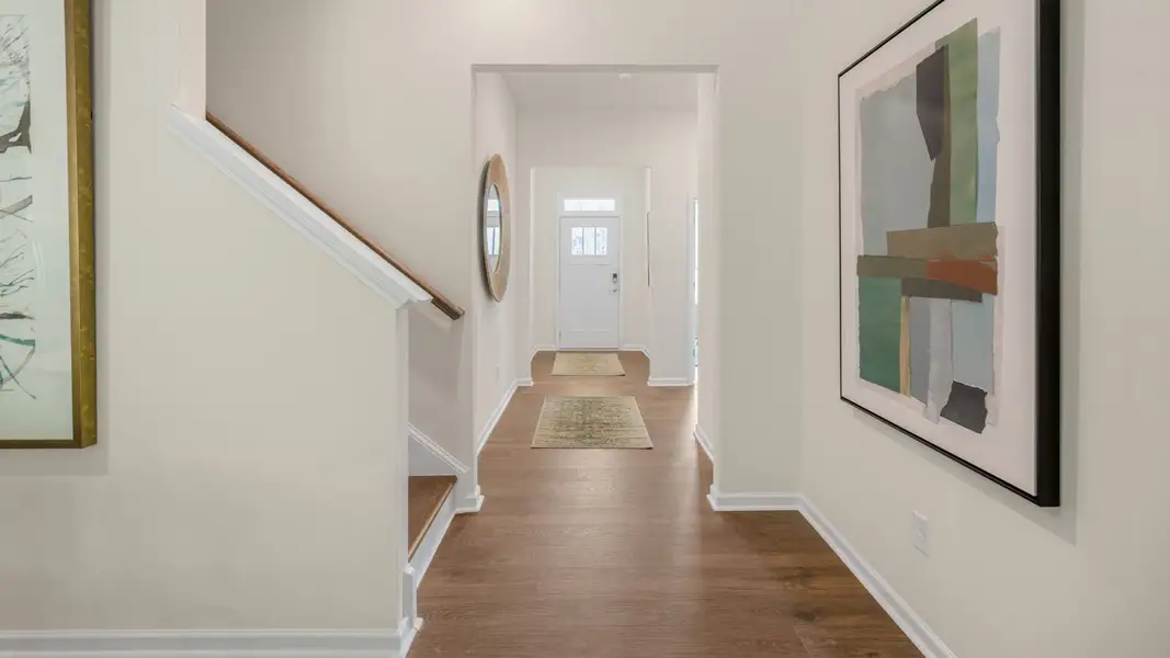 Furnished interior in a model home at The Villas at Martin Farms in Aberdeen (Image 11).