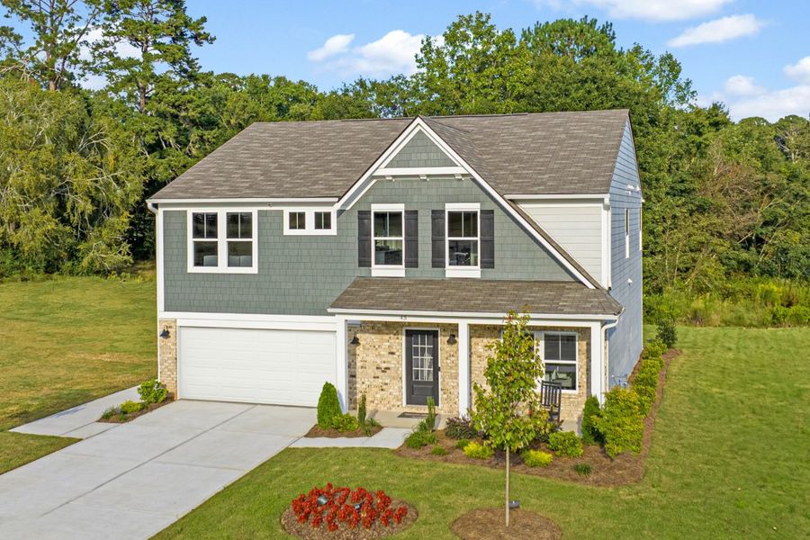 Front exterior of a home in the Crossvine Estates community, located in Hoschton, GA (Image 20).
