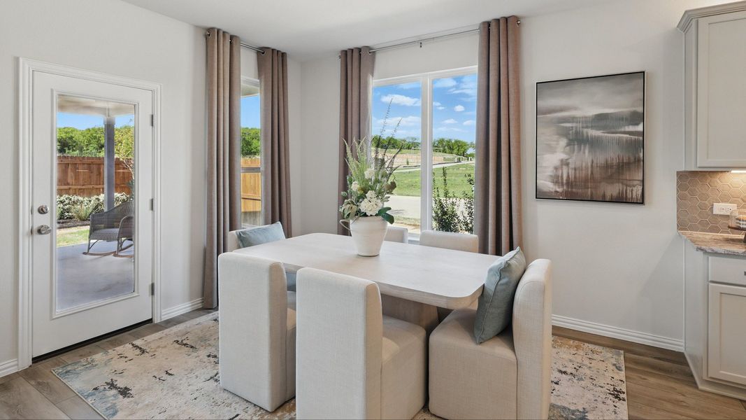 Furnished interior in a model home at Westside Preserve Premier in Midlothian (Image 6).