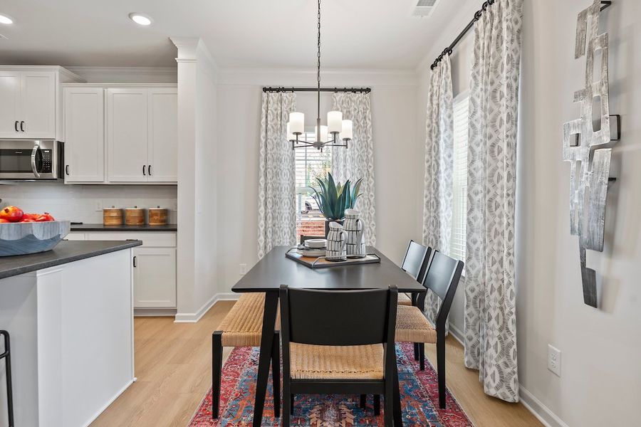 Furnished interior in a model home at Glendale Towns in Conyers (Image 70). Furnished interior in a model home at Glendale Towns in Conyers (Image 70).