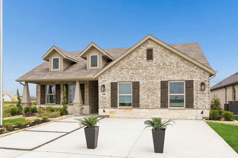 Front exterior of a home in the Terra Vella community, located in Haslet, TX (Image 2). Front exterior of a home in the Terra Vella community, located in Haslet, TX (Image 2).